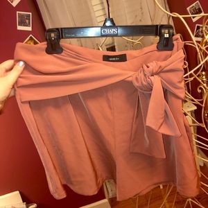 Coral Plus Size Shorts